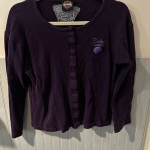 Harley-Davidson Purple Cardigan